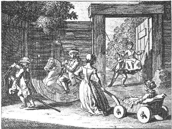 Daniel Chodowiecki “Zabawy dziecięce”, 1774r.
