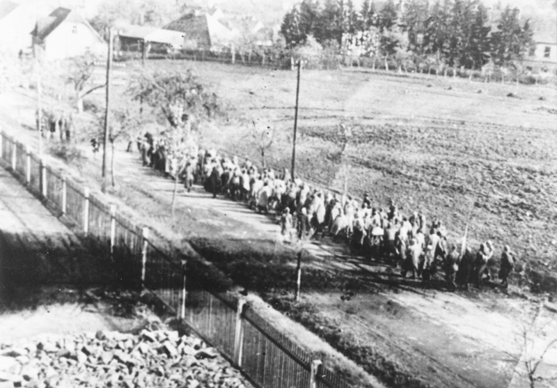 04.05.1945 (popołudnie) Oberhaid – między Volarami a Prachacicami, Czechosłowacja, ze zbiorów Yad Vashem