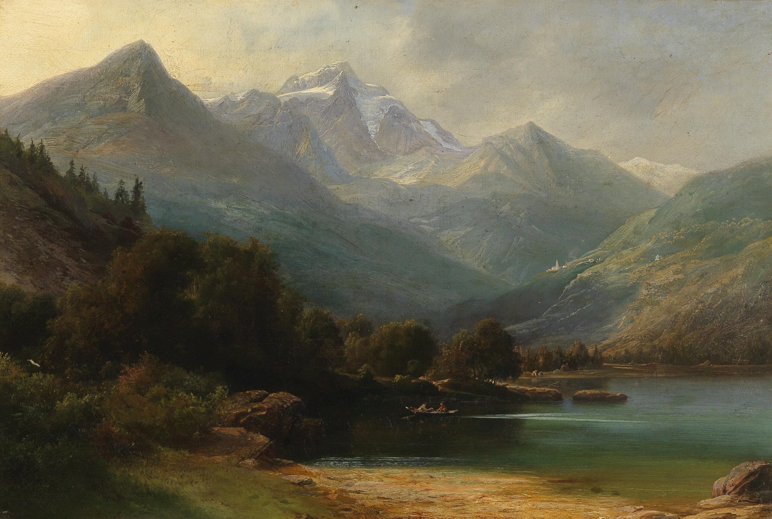 Carl_Friedrich_Seiffert_-_Blick_auf_den_Poschiavo_See_mit_der_Bernina_Kette_(1859)